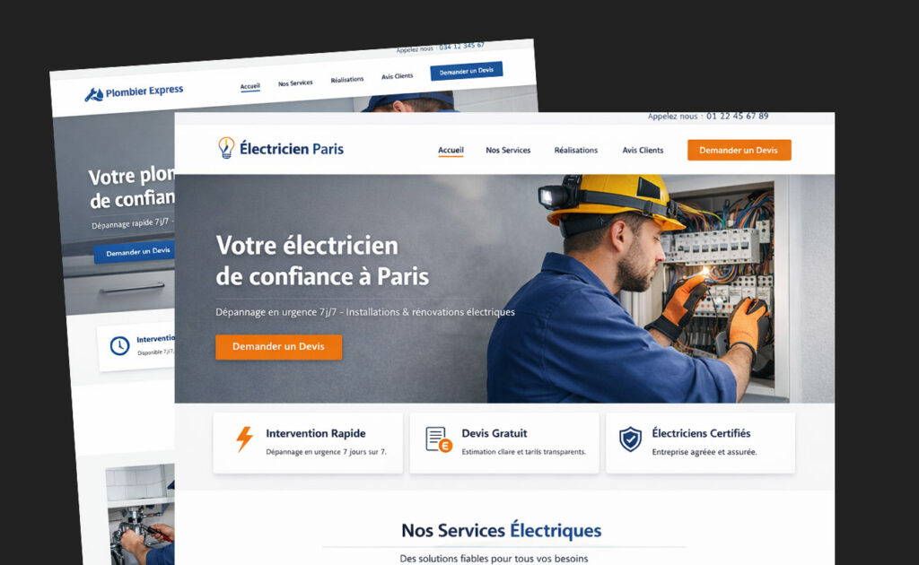 Création site internet artisan